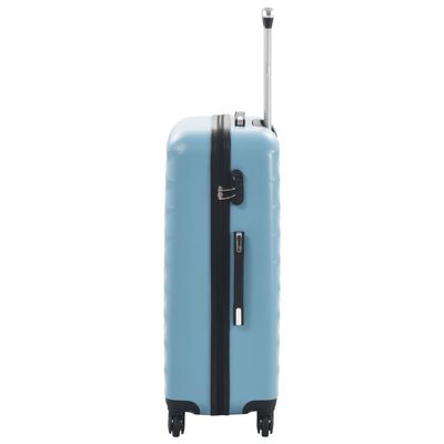 vidaXL Sada skořepinových kufrů na kolečkách 3 ks modrá ABS