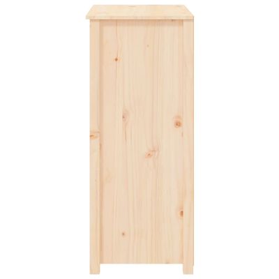 vidaXL Skříň highboard 83 x 41,5 x 100 cm masivní borové dřevo
