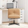 vidaXL otočná kancelářská židle béžová vlněná látka podobná vlně