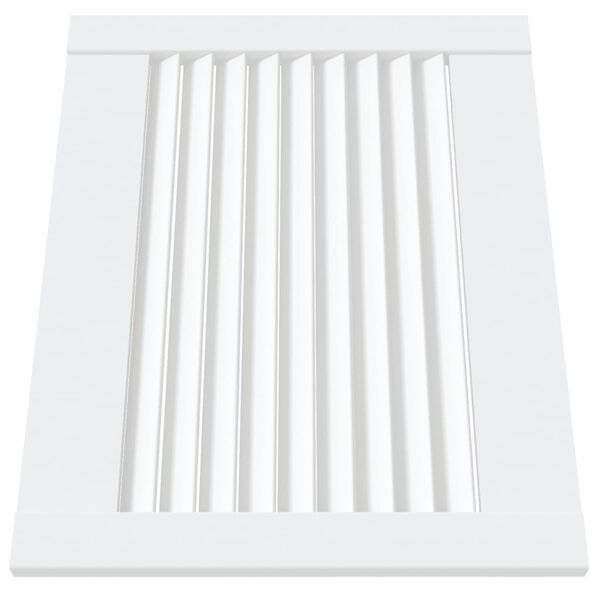 vidaXL N&aacute;bytkov&aacute; dv&iacute;řka lamelov&yacute; design b&iacute;l&aacute; 39,5 x 49,4 cm borovice