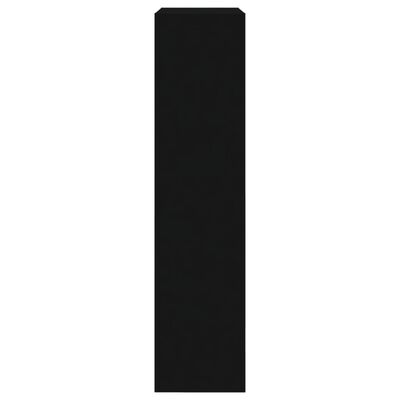 vidaXL Botník černý 60 x 21 x 87,5 cm kompozitní dřevo