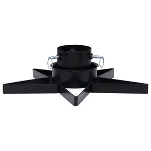 vidaXL Stojan na vánoční stromek černý 47 x 47 x 13,5 cm