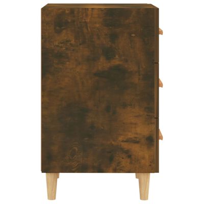 vidaXL Noční stolek kouřový dub 40 x 40 x 66 cm kompozitní dřevo