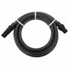 vidaXL Sac&iacute; hadice s PVC konektory čern&aacute; 1" 4 m PVC