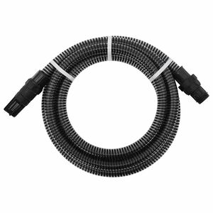 vidaXL Sac&iacute; hadice s PVC konektory čern&aacute; 1" 4 m PVC