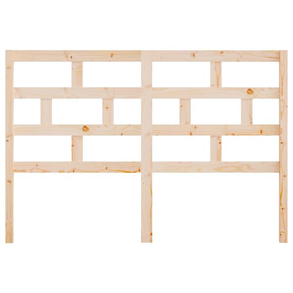 vidaXL Čelo postele 126 x 4 x 100 cm masivní borovice