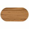 vidaXL Deska stolu 100 x 50 x 3,5 cm Ov&aacute;ln&yacute; Pevn&eacute; teakov&eacute; dřevo