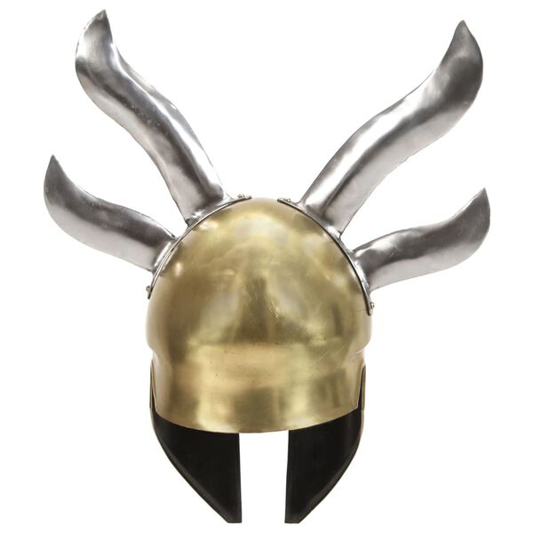 vidaXL Řecká vojenská přilba pro LARPy replika mosaz ocel