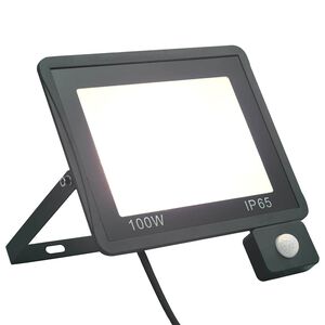vidaXL LED reflektor se senzorem 100 W studen&eacute; b&iacute;l&eacute; světlo