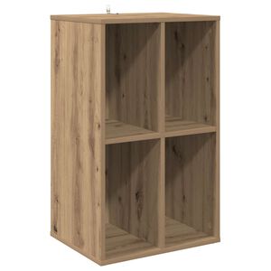 vidaXL Skř&iacute;ň na gramofonov&eacute; desky Dub artisan 44,5 x 36,5 x 74,5 cm