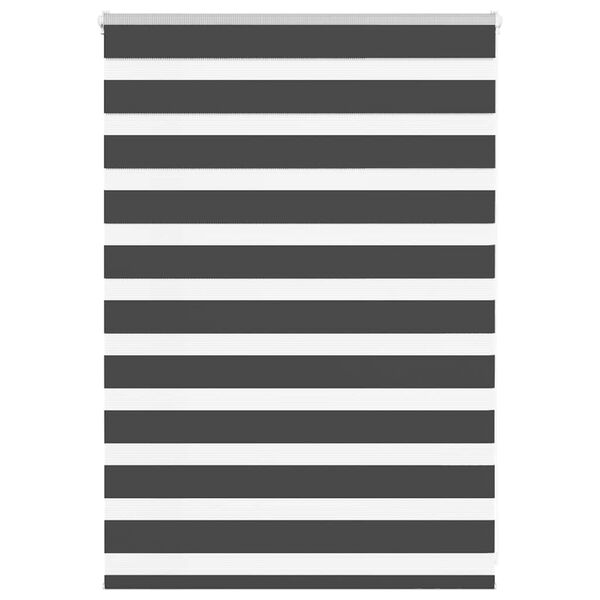 vidaXL Zebra roleta čern&aacute; 95x100 cm &scaron;&iacute;řka l&aacute;tky 90,9 cm polyester