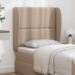 vidaXL U&scaron;i čela postele Hněd&aacute; 80 x 23 x 6 cm PVC