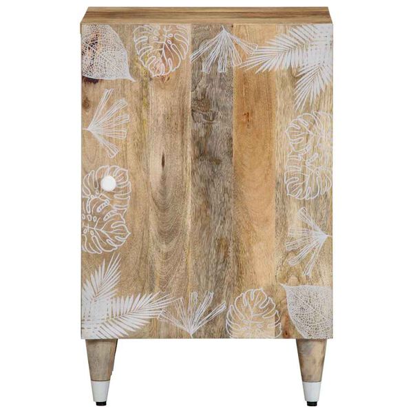 vidaXL Koupelnov&aacute; skř&iacute;ňka 38 x 33,5 x 58 cm masivn&iacute; mangovn&iacute;kov&eacute; dřevo