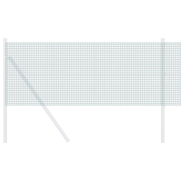vidaXL Svařovan&yacute; dr&aacute;těn&yacute; plot Zelen&aacute; 0.8 x 10 m