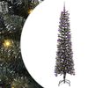 vidaXL Uměl&yacute; v&aacute;nočn&iacute; stromeček Zelen&aacute; 180 cm PVC, plast a ocel