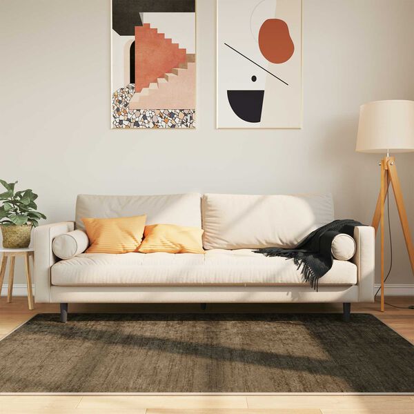 vidaXL Běhoun MARSA Lesn&iacute; zelen&aacute; 170 x 120 cm Polyester a PVC