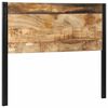 vidaXL Čelo postele 120 cm z masivn&iacute;ho dřeva Mango a železa