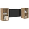 vidaXL Sestava TV skř&iacute;něk 2 pcs Artisanov&yacute; dub 37 x 37 x 72 cm