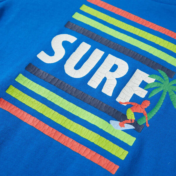 Dětsk&eacute; tričko jasně modr&eacute; 116