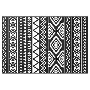 vidaXL Venkovn&iacute; koberec ARAKIL čern&yacute; 120 x 180 cm PP