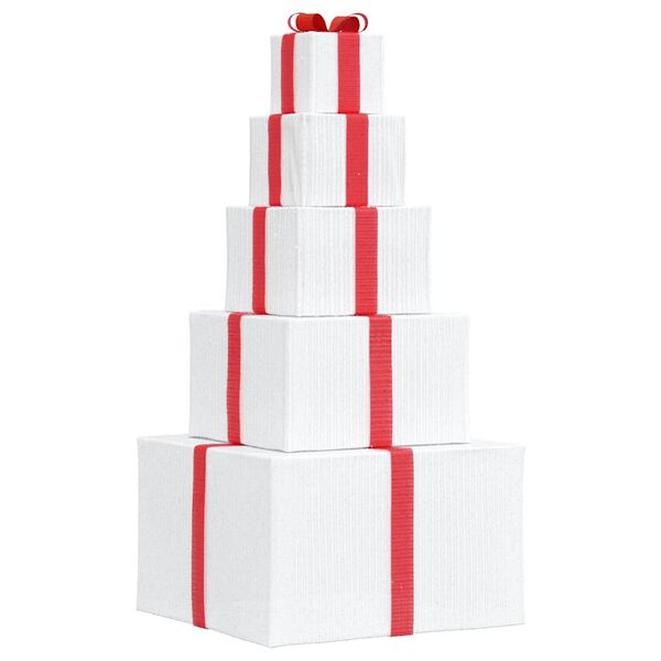 vidaXL Vánoční dekorace dárková krabička 250teple bílých LED