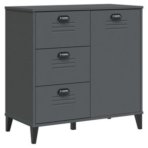 vidaXL Př&iacute;born&iacute;k VIKEN antracitově &scaron;ed&yacute; 80x40x80 cm kompozitn&iacute; dřevo