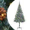 vidaXL Uměl&yacute; v&aacute;nočn&iacute; stromeček s stojanem Zelen&aacute; 180 cm PVC a Ocel