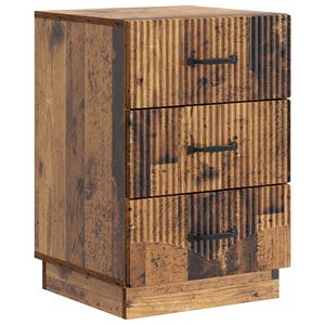 vidaXL Nočn&iacute; skř&iacute;ňka Star&eacute; dřevo 43 x 41 x 63,5 cm Kompozitn&iacute; dřevo
