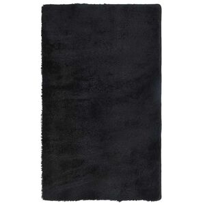 vidaXL Huňat&yacute; koberec s vysok&yacute;m vlasem NAVARRA čern&yacute; 60 x 100 cm polyester