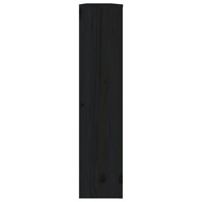 vidaXL Kryt na radiátor Černá 169x19x84 cm masivní borové dřevo