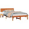 vidaXL R&aacute;m postele Voskově hněd&aacute; 120 x 200 cm Masivn&iacute; borov&eacute; dřevo