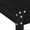 vidaXL 3dílný zahradní bistro set černý masivní borové dřevo