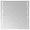 vidaXL Koupelnov&eacute; zrcadlo s LED osvětlen&iacute;m 50x50 cm
