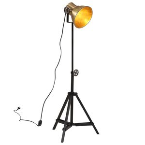 vidaXL Stojac&iacute; lampa 25 W staromosaz 35 x 35 x 65/95 cm E27