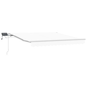 vidaXL Stahovac&iacute; mark&yacute;za B&iacute;l&aacute; 300 x 250 cm L&aacute;tka a hlin&iacute;k