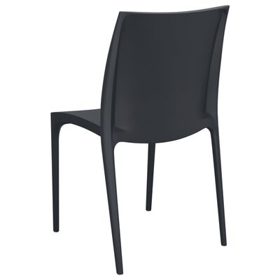 vidaXL Zahradní židle 2 ks antracitové 50 x 46 x 80 cm polypropylen