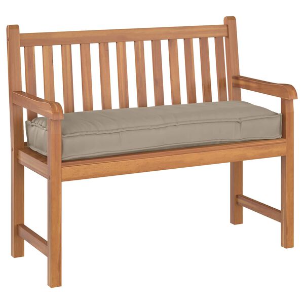 vidaXL Pol&scaron;t&aacute;ř Taupe 120 x 40 x 8 cm Oxford l&aacute;tka