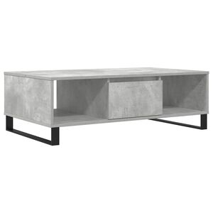 vidaXL Konferenčn&iacute; stolek betonově &scaron;ed&yacute; 104x60x35 cm kompozitn&iacute; dřevo