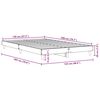 vidaXL R&aacute;m postele bez matrace dub sonoma 120x200 cm kompozitn&iacute; dřevo