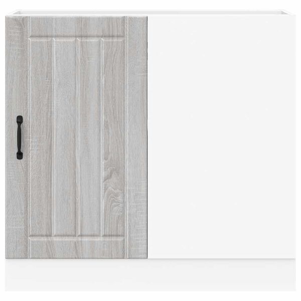 vidaXL Spodn&iacute; kuchyňsk&aacute; skř&iacute;ňka "Lucca" &scaron;ed&yacute; sonoma kompozitn&iacute; dřevo