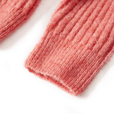 Dětský pletený cardigan středně růžový 92