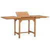vidaXL Rozkl&aacute;dac&iacute; zahradn&iacute; stůl (110&ndash;160) x 80 x 75 cm masivn&iacute; teak