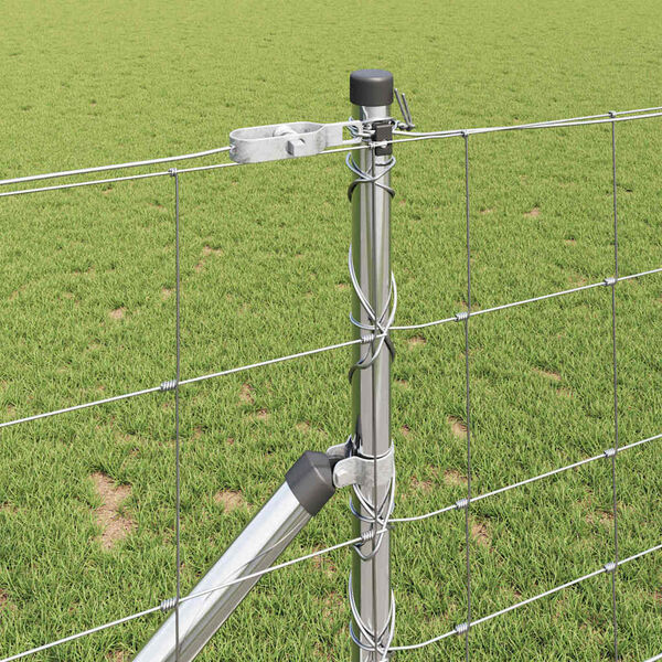 vidaXL Plotov&yacute; sloupek. Pozinkovan&yacute; 25 x 1 m Ocel