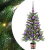 vidaXL V&aacute;nočn&iacute; stromeček s 150 LED diodami s stojanem Zelen&aacute; 90 cm PE