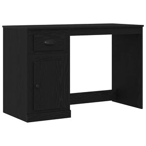 vidaXL Stůl Čern&yacute; dub 50 x 115 x 75 cm Kompozitn&iacute; dřevo