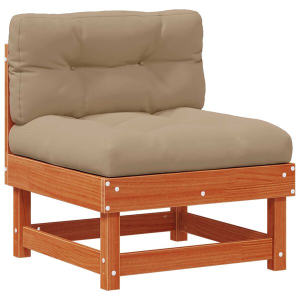 vidaXL Zahradn&iacute; lounge set 6 pcs Voskově Hněd&aacute; Masivn&iacute; borovice