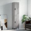 vidaXL Skř&iacute;ň highboard &scaron;ed&aacute; sonoma 34,5 x 34 x 180 cm kompozitn&iacute; dřevo