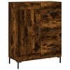 vidaXL Skř&iacute;ň highboard kouřov&yacute; dub 69,5 x 34 x 180 cm kompozitn&iacute; dřevo