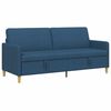 vidaXL Sofa s &uacute;ložn&yacute;m prostorem Modr&aacute; 192 x 78 x 87 cm Polyester