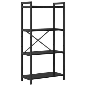 vidaXL Knihovna 60 x 30 x 120 cm Kompozitn&iacute; dřevo Čern&yacute; dub